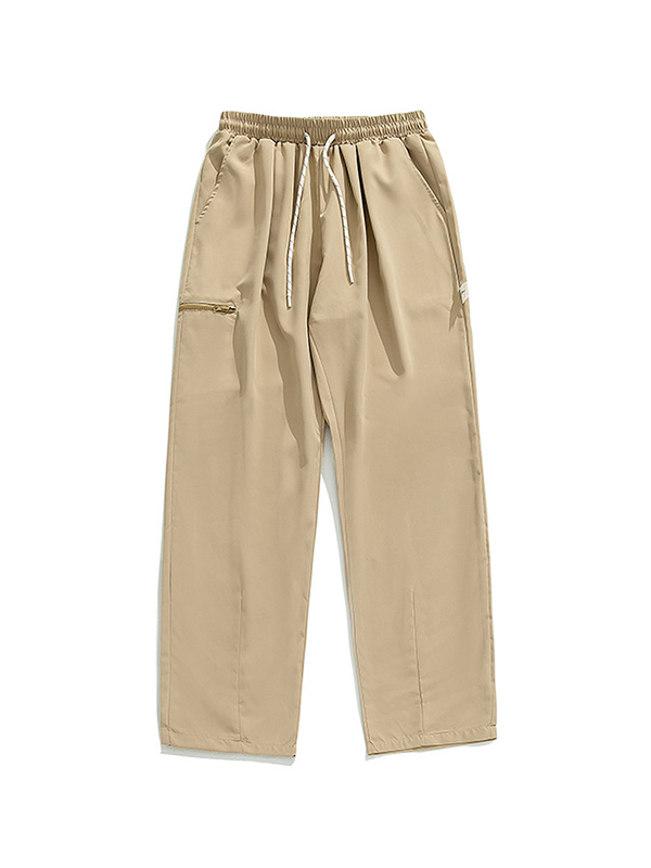 Herrenhose mit seitlichen Reißverschlusstaschen und weitem Bein-3
