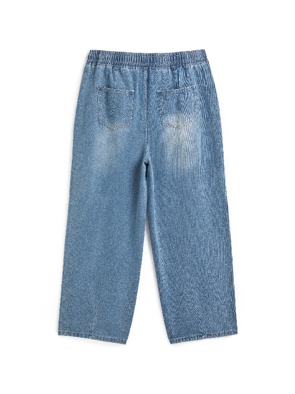 Gewaschene, lockere Herrenjeans im Distressed-Look-7
