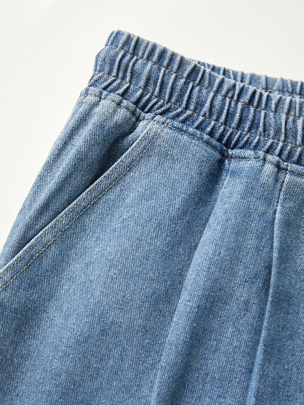 Gewaschene, lockere Herrenjeans im Distressed-Look-8