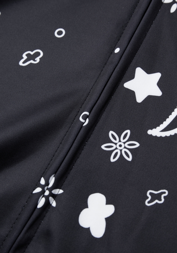 Übergroßer Allover-Print-Hoodie für Herren-4