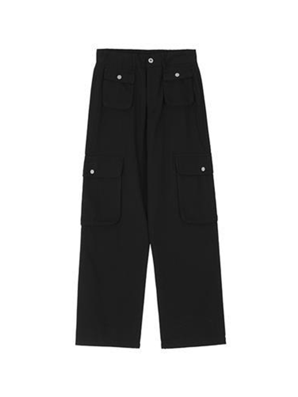 Baggy-Cargohose für Herren mit mehreren Taschen-2
