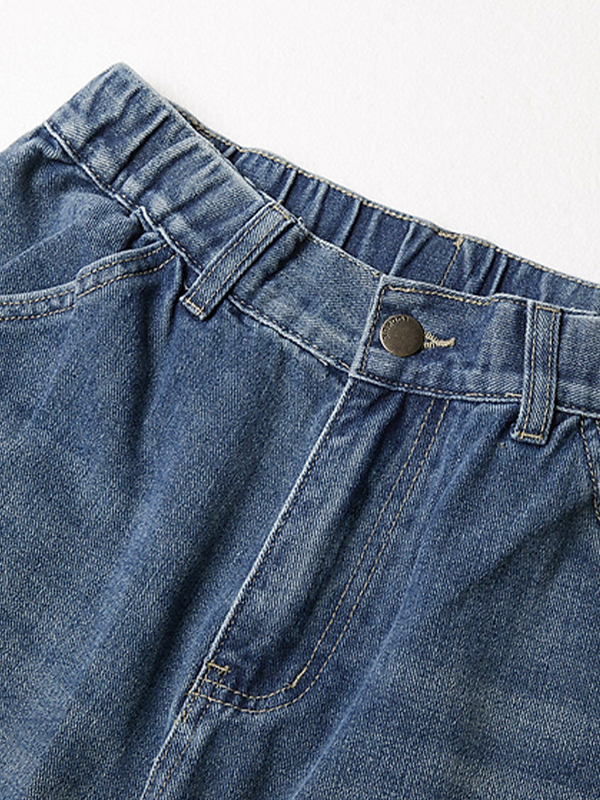 Herren-Jeans mit geradem Bein und Buchstaben-Patch-Stickerei-4
