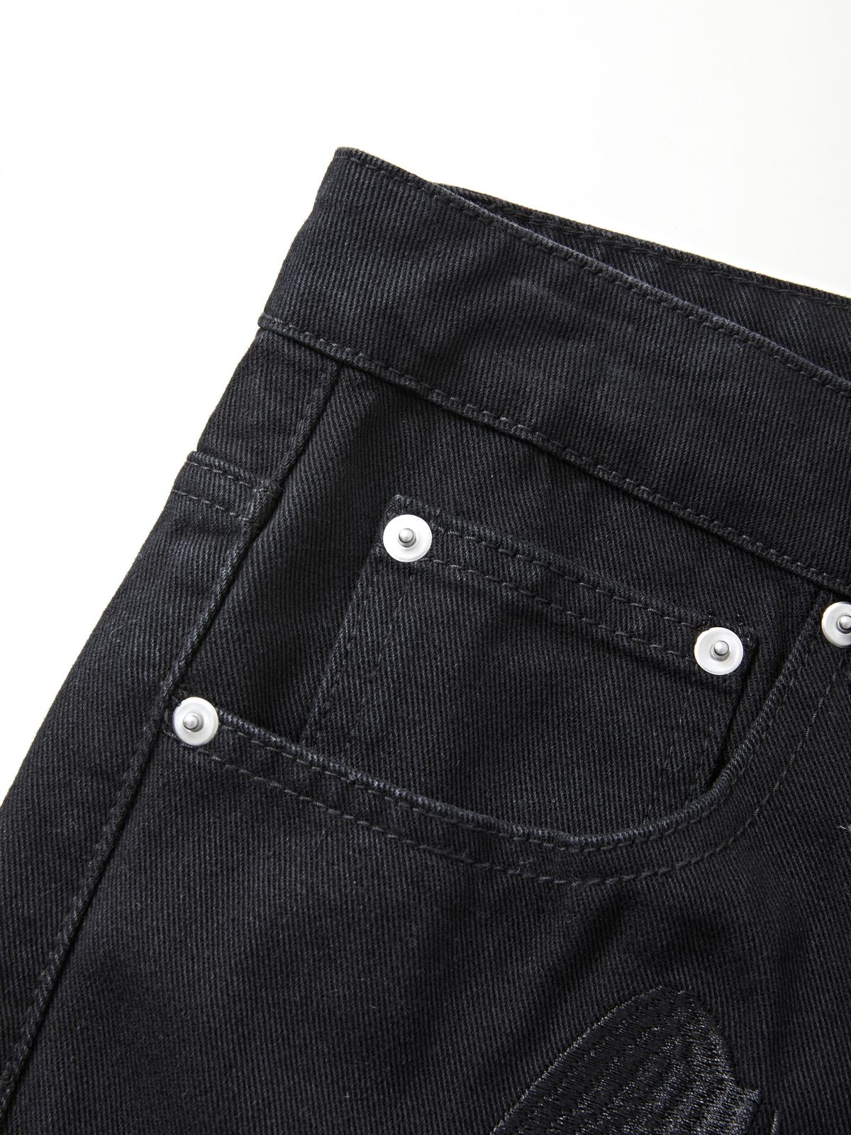Gewaschene Revenge-Jeans mit geradem Bein für Herren-7