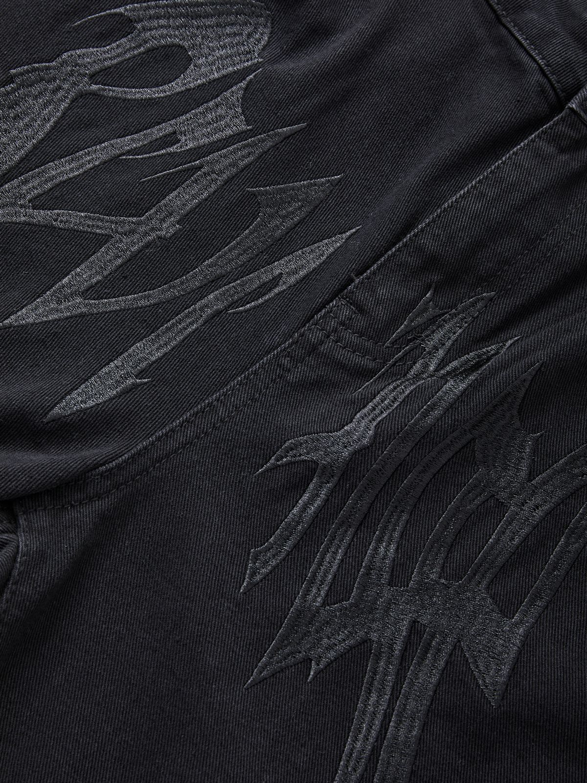 Gewaschene Revenge-Jeans mit geradem Bein für Herren-8