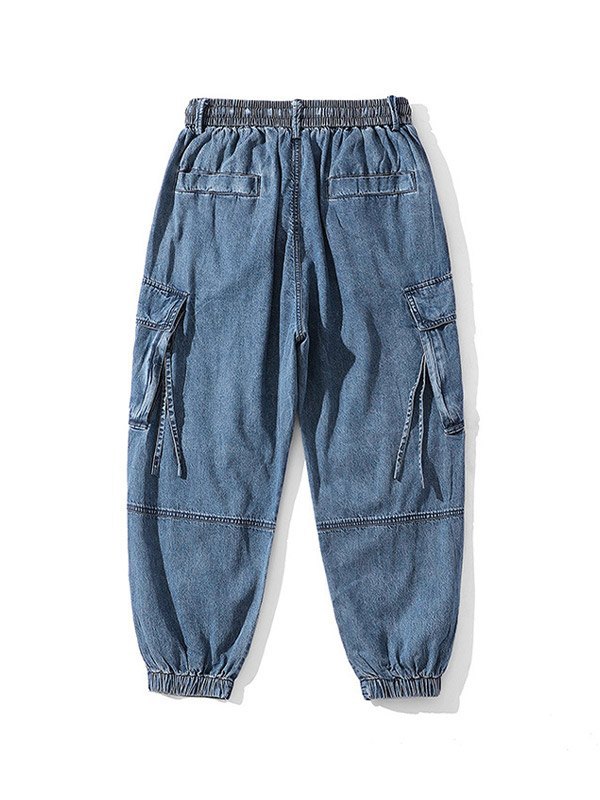 Jogger-Cargo-Jeans mit lockerer Passform für Herren-4