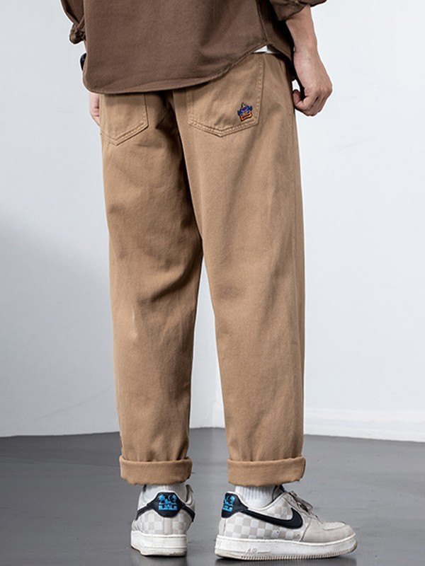 Lässige Cargohose mit geradem Bein für Herren-1