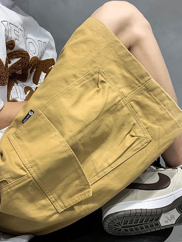 Lässige lockere Cargo-Shorts für Herren-3